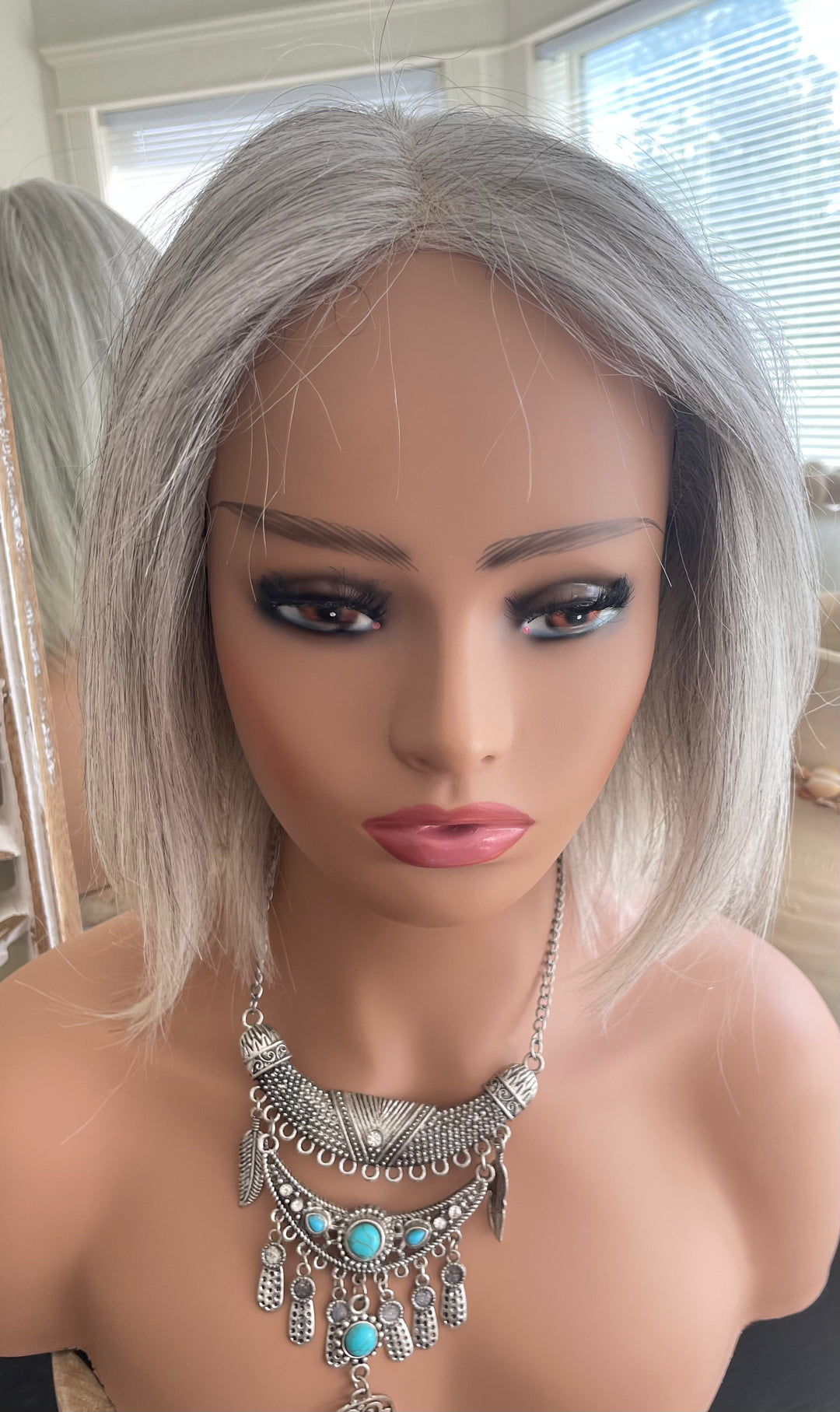 Mono Top Salt & Pepper Wig