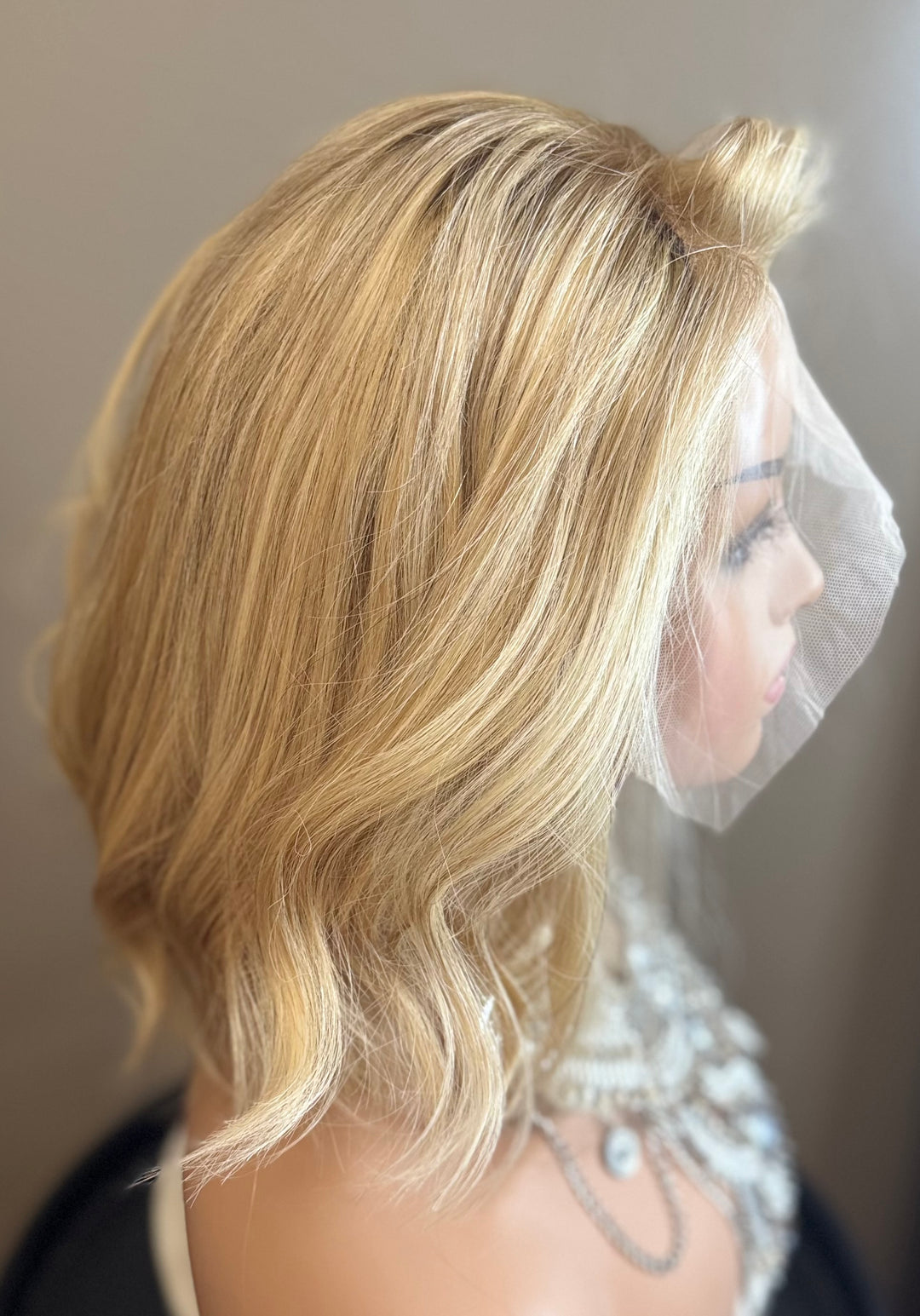 European Lace Top Wig - Dimensional Blonde