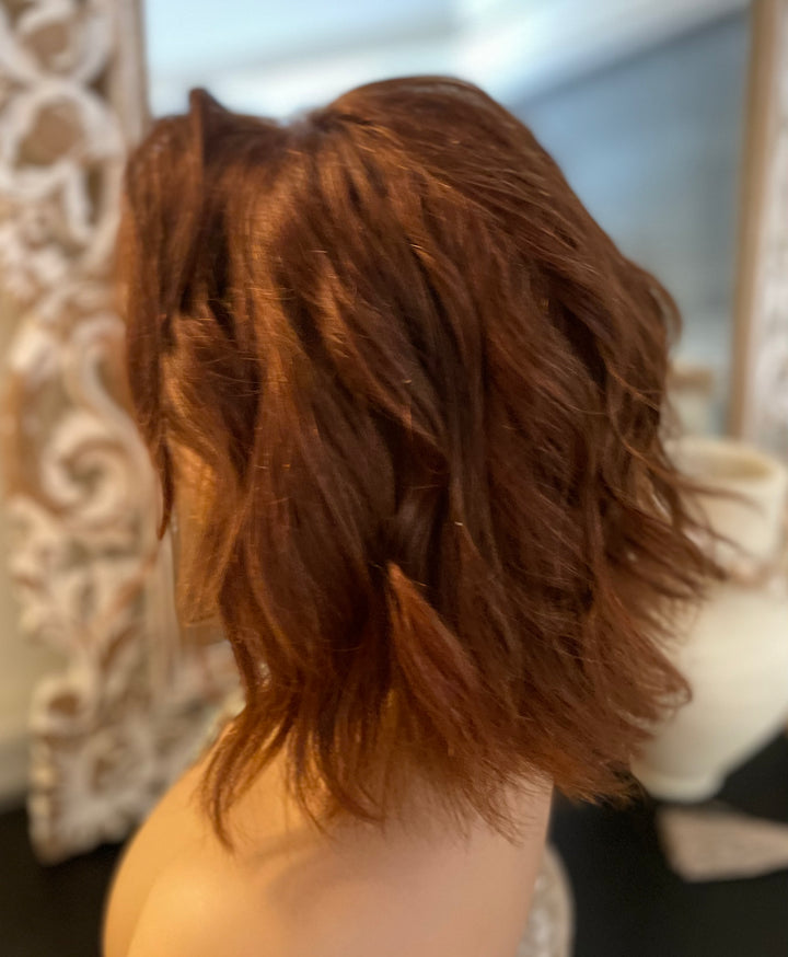Budget Beauty Wigs Collection - Cute Auburn Bob Style Lace Front Wig