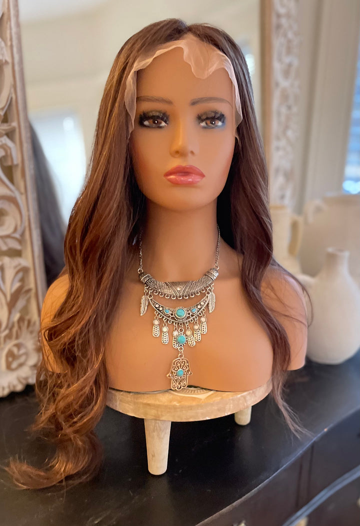 Auburn Brown Wig - HD Lace Front Wig