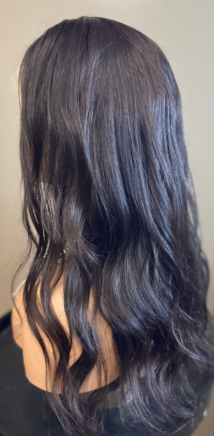 Silk Top Medical Cap Wigs- Dark Brown