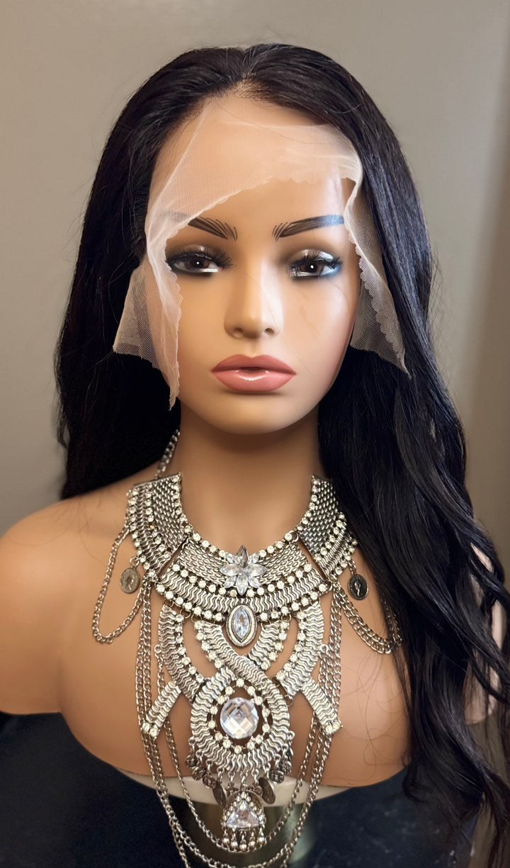 Silk Top Medical Cap Wigs- Dark Brown