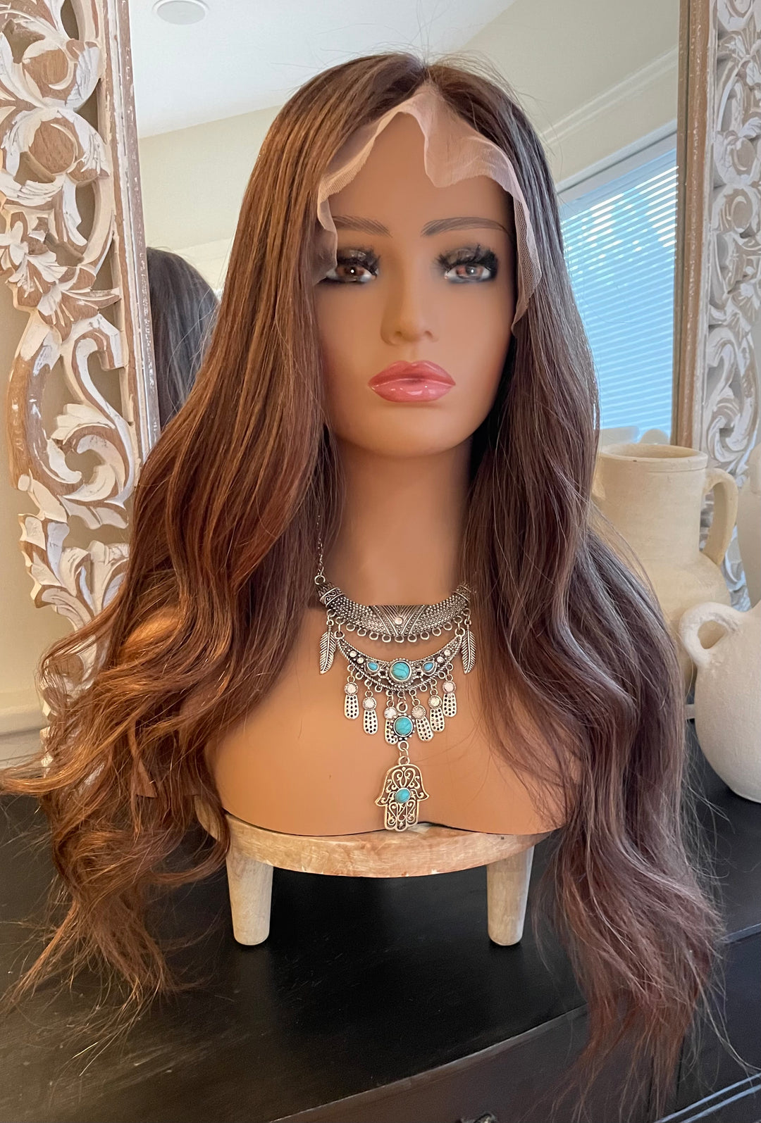 Auburn Brown Wig - HD Lace Front Wig