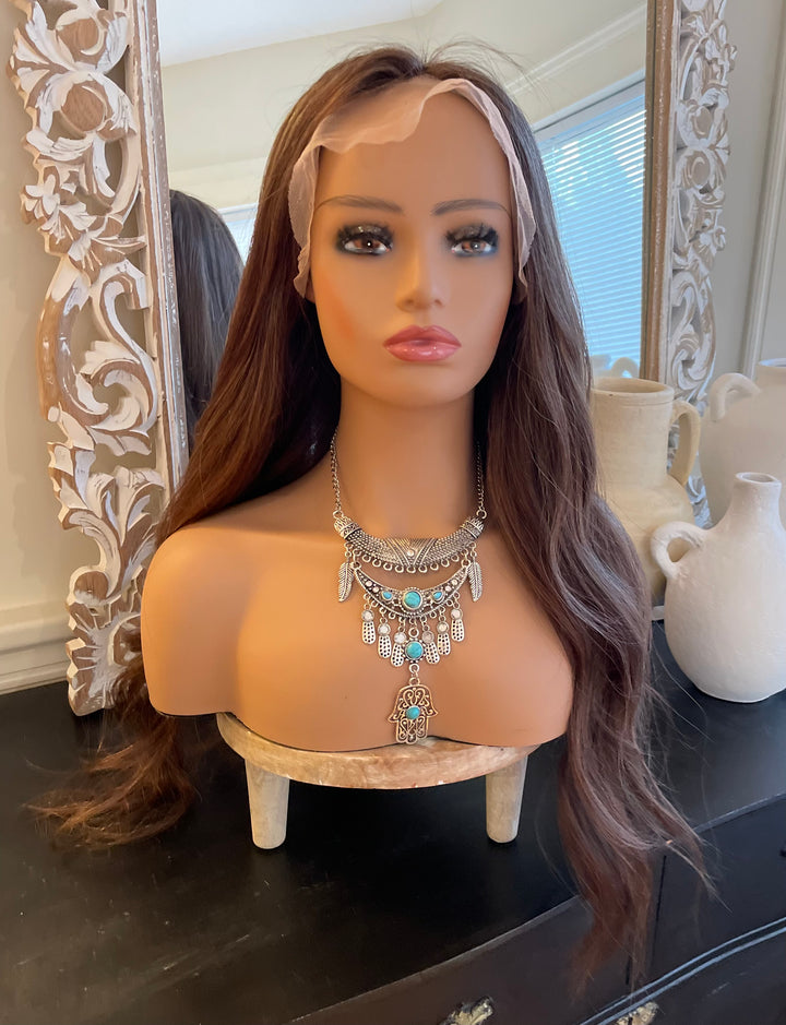 Auburn Brown Wig - HD Lace Front Wig