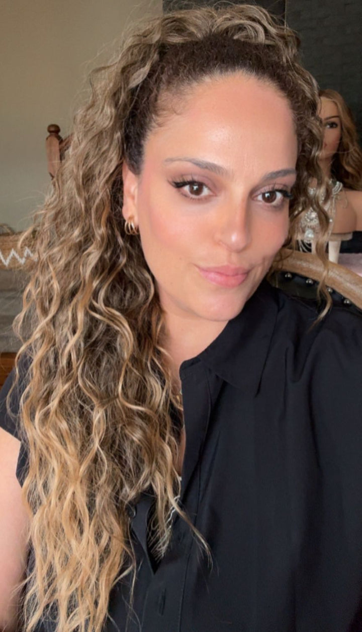 Ponytail Claw Clip - Remy Hair - 30” Loose Curl