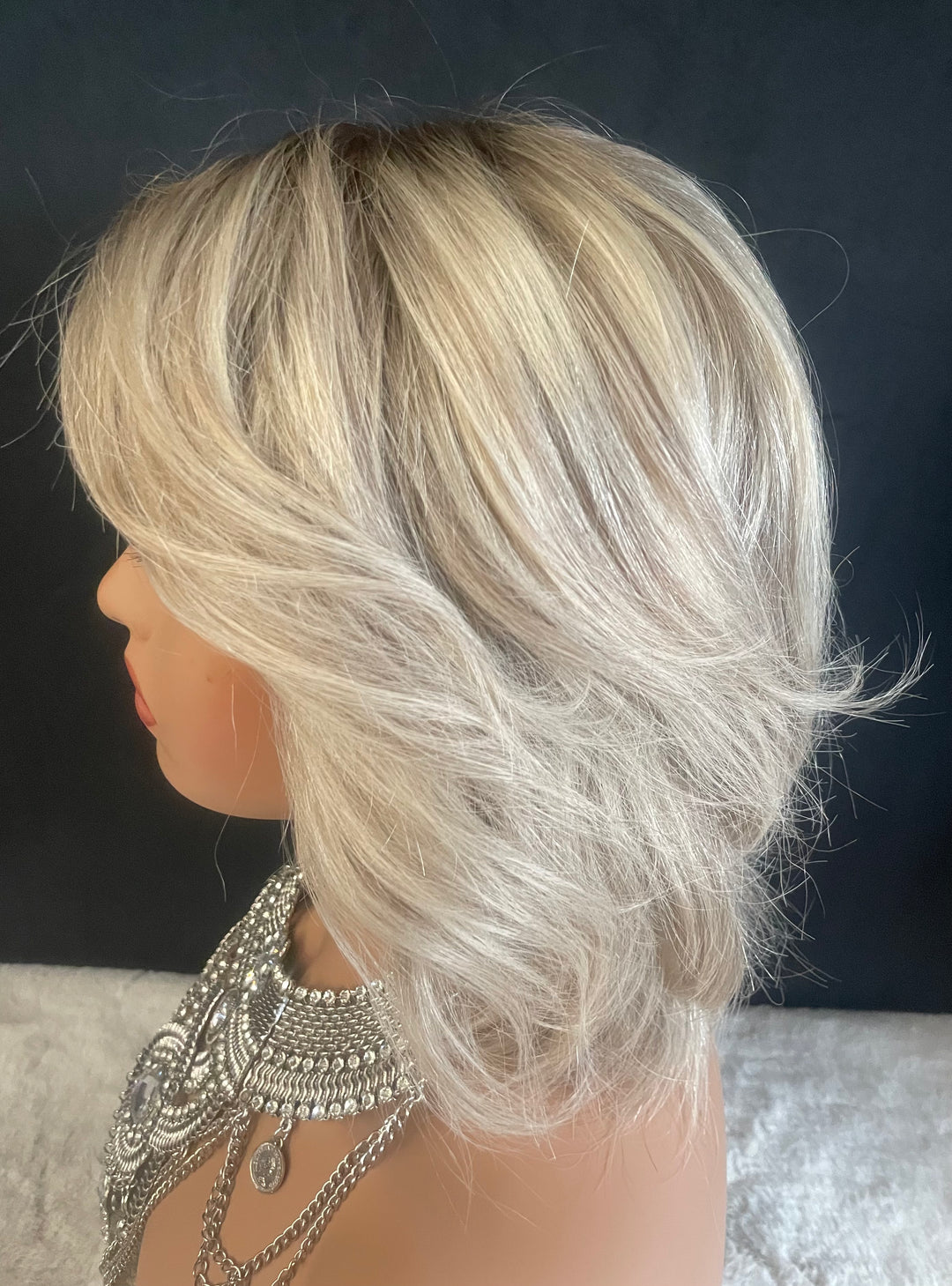 Cute Short Style Wig - Mono Base Cap