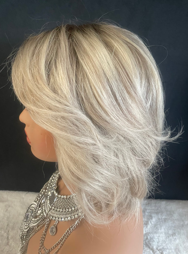 Cute Short Style Wig - Mono Base Cap