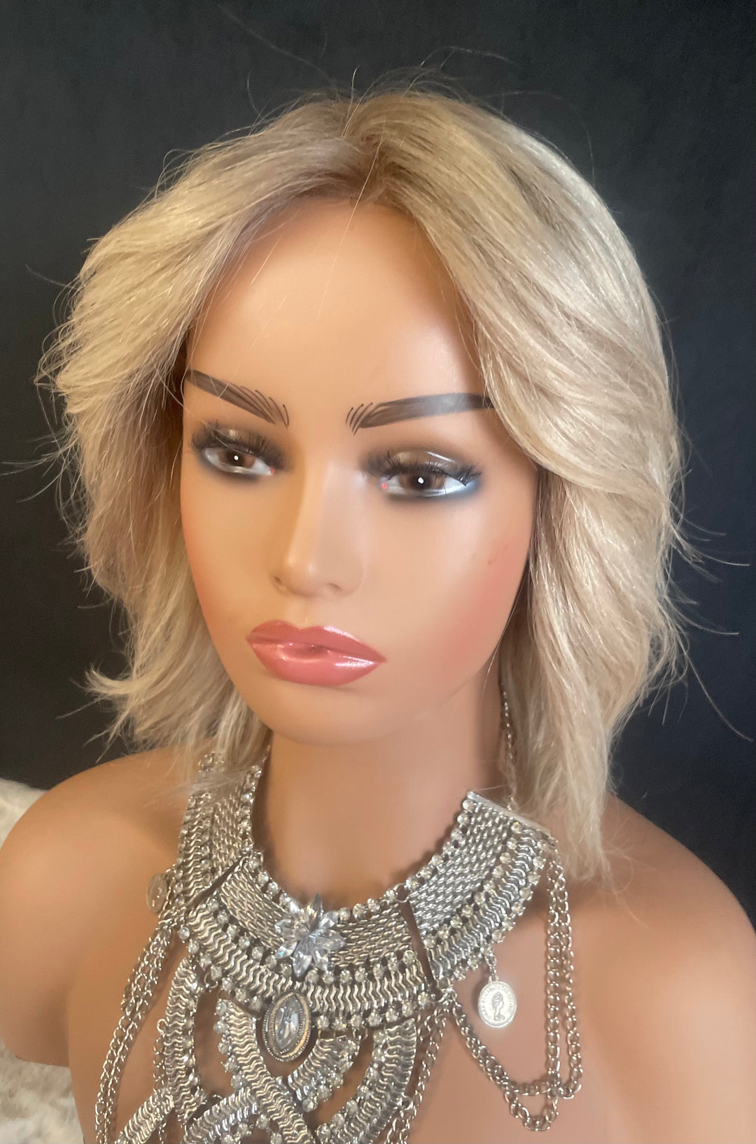 Cute Short Style Wig - Mono Base Cap
