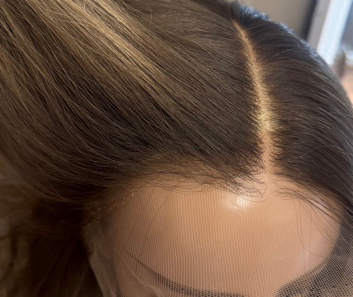Dayna - Balayage Style - Light Brown with Warm Blonde Balayage - HD Lace Wig – 100% Human Hair, Natural Hairline