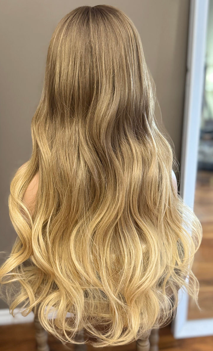 Dayna - Balayage Style - Light Brown with Warm Blonde Balayage - HD Lace Wig – 100% Human Hair, Natural Hairline