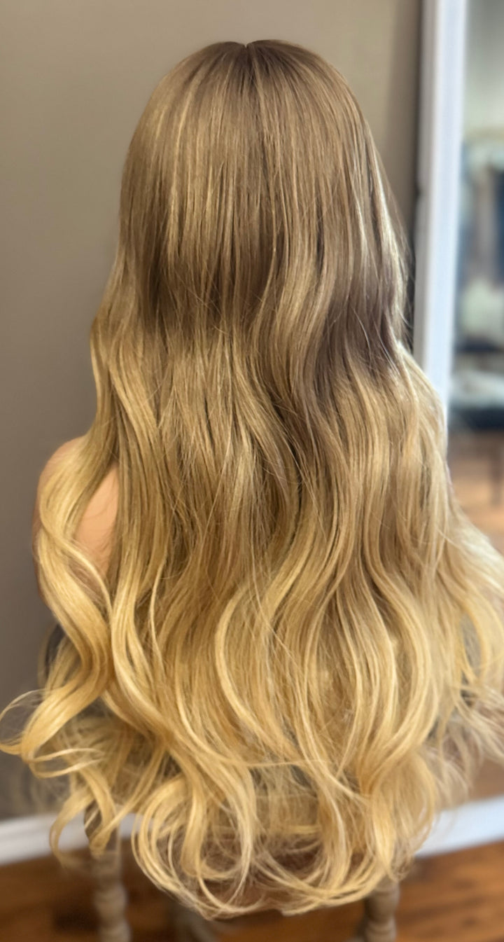 Dayna - Balayage Style - Light Brown with Warm Blonde Balayage - HD Lace Wig – 100% Human Hair, Natural Hairline