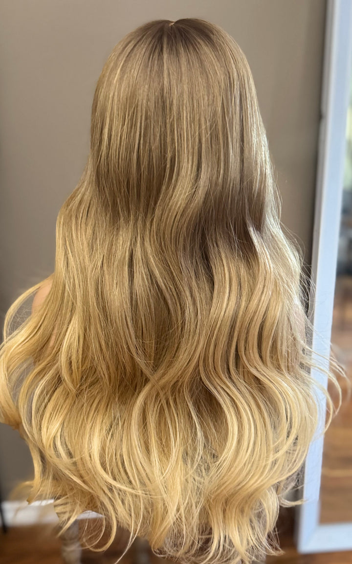 Dayna - Balayage Style - Light Brown with Warm Blonde Balayage - HD Lace Wig – 100% Human Hair, Natural Hairline
