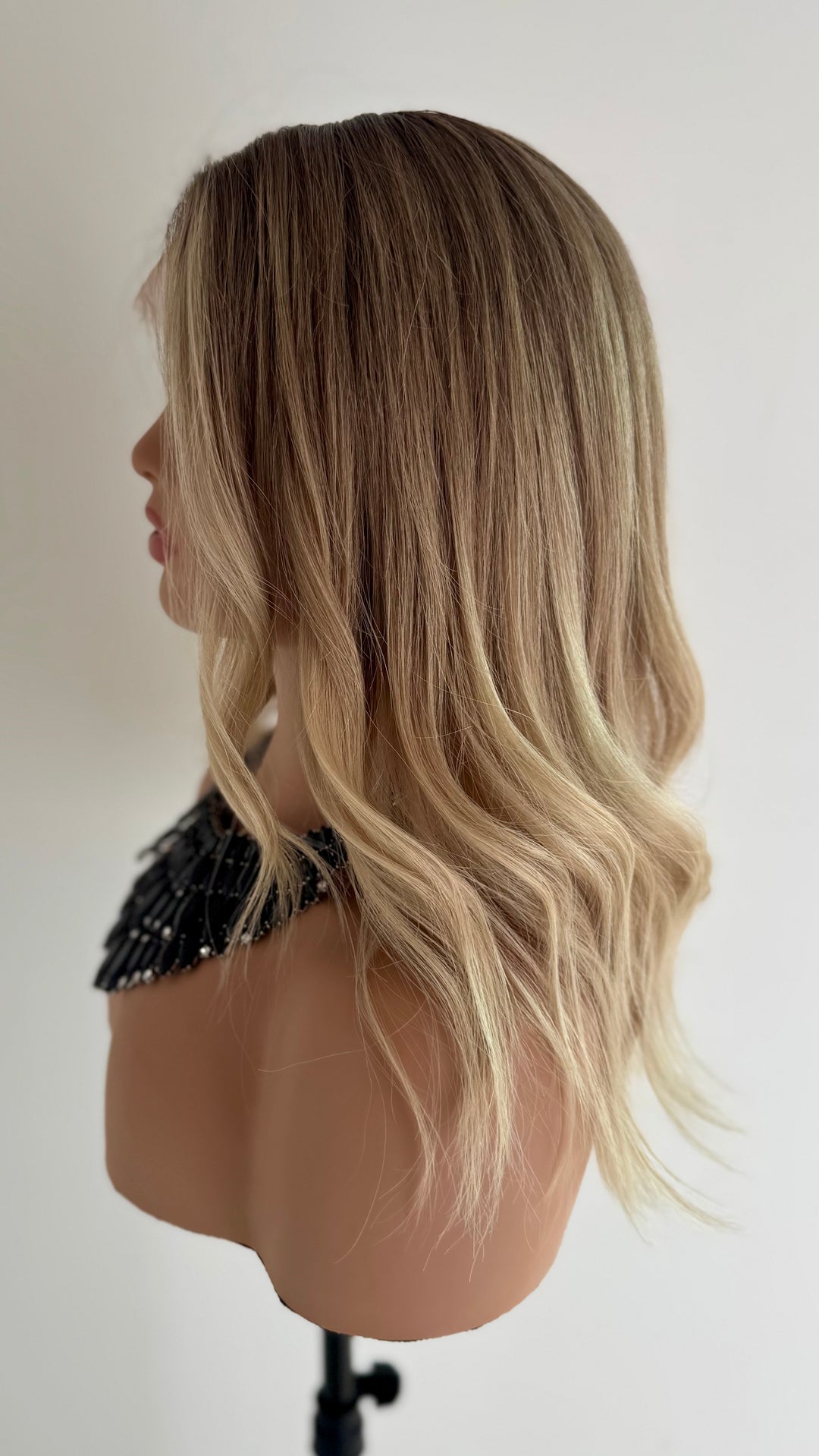 Warm Blonde Ombre HD Lace Front Human Hair Wig