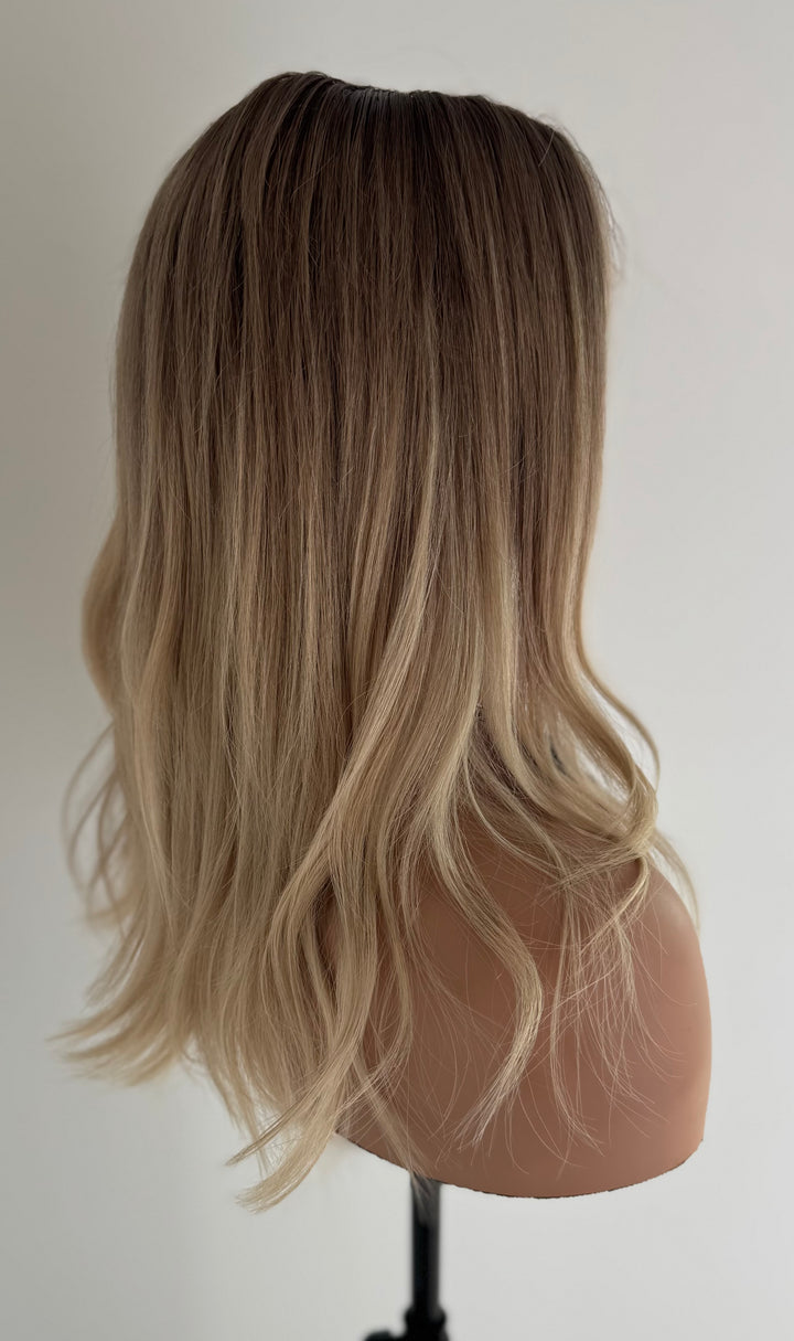 Warm Blonde Ombre HD Lace Front Human Hair Wig