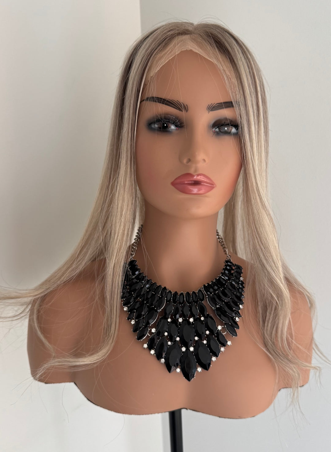 Silk Base Lace Front Topper - Cool Ash Blonde - 5.5" x 6" Base - !6"