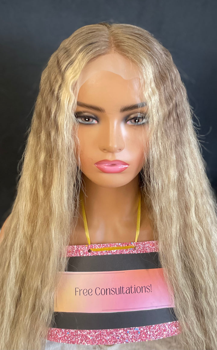 Dimensional Blonde HD Lace Front Wig