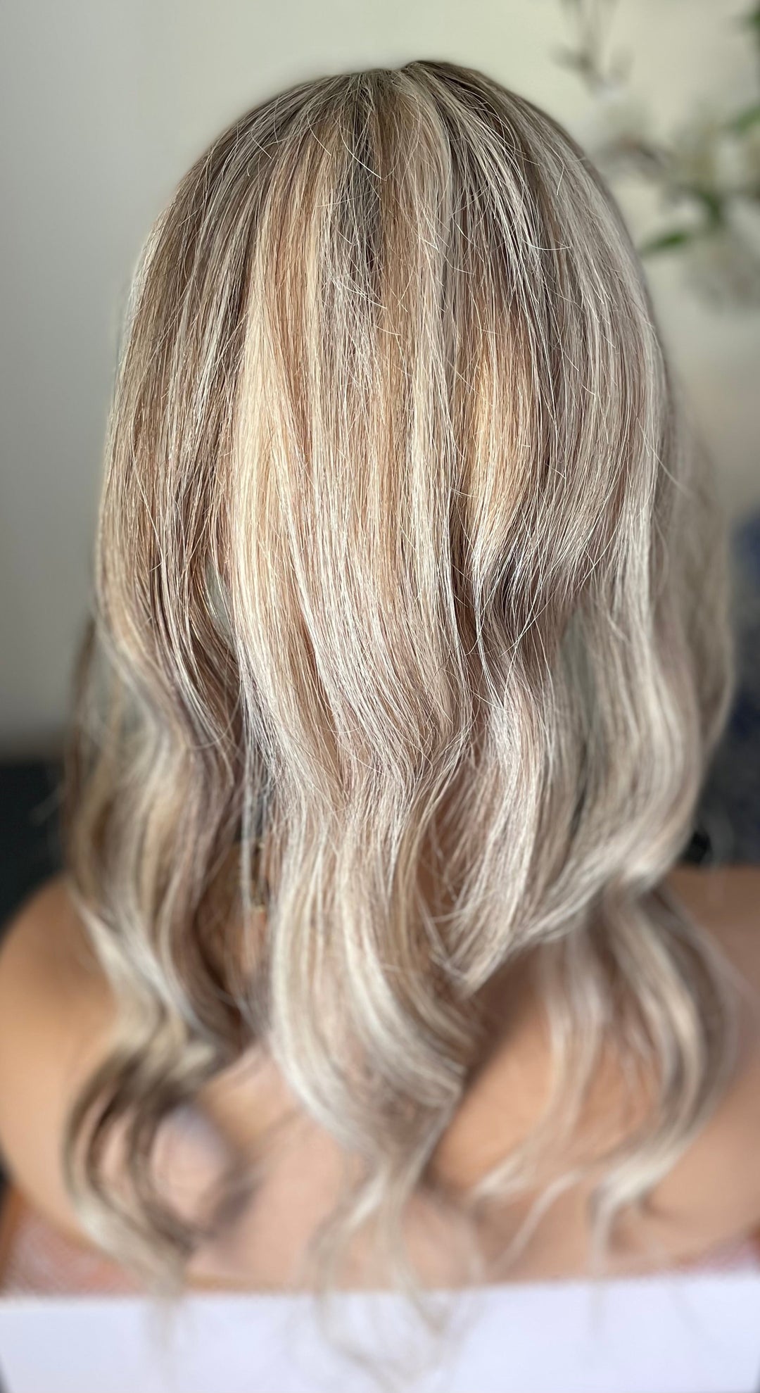 3x5 " Mono Base Topper -Light Volume - Light Cool Blonde & Lowlights