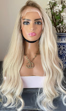 Load image into Gallery viewer, Light Blonde with Roots - HD Lace Front Wig
