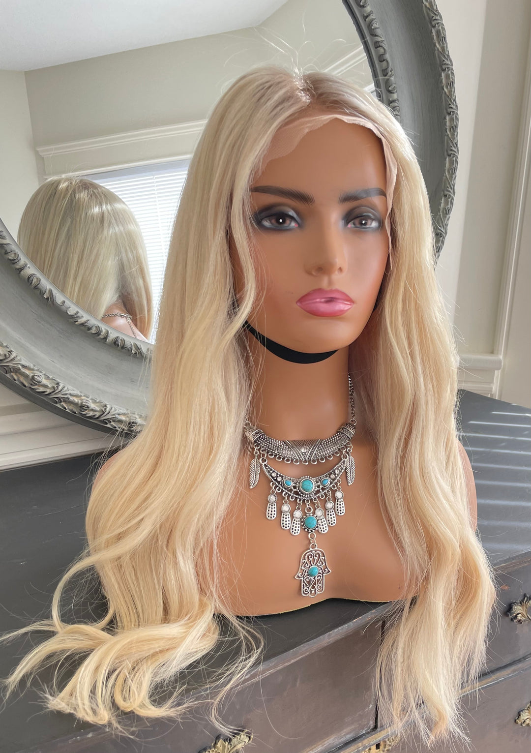 Light Blonde with Roots HD Lace Front Wig