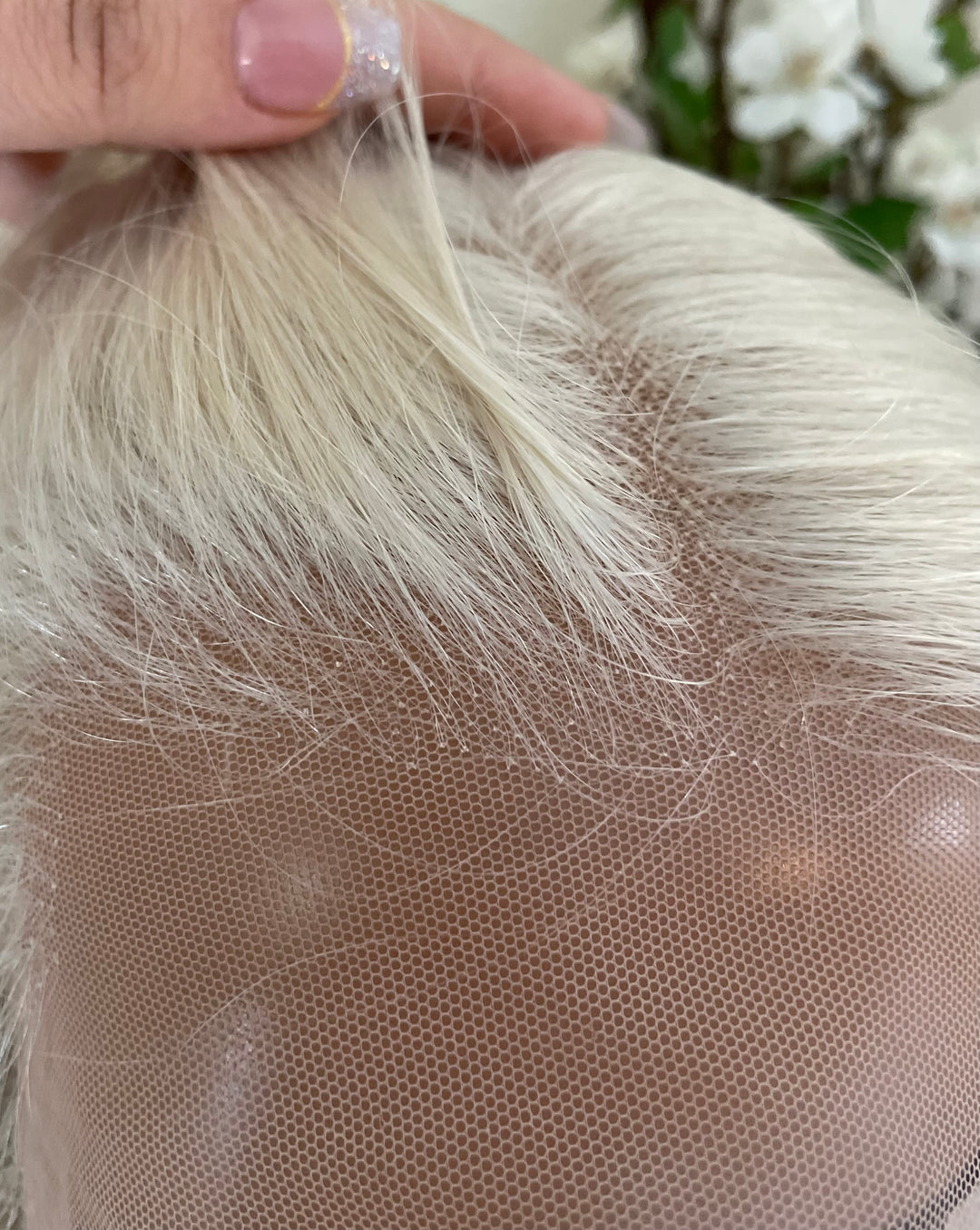 SUZY - Platinum Blonde - HD Lace Wig – 100% Human Hair, Natural Hairline