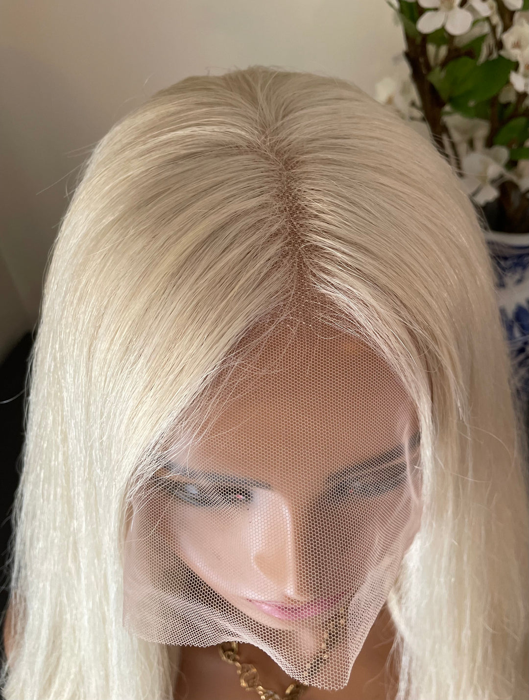 SUZY - Platinum Blonde - HD Lace Wig – 100% Human Hair, Natural Hairline