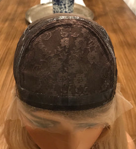 Silk Top Medical Cap Wig with Silicon Strips