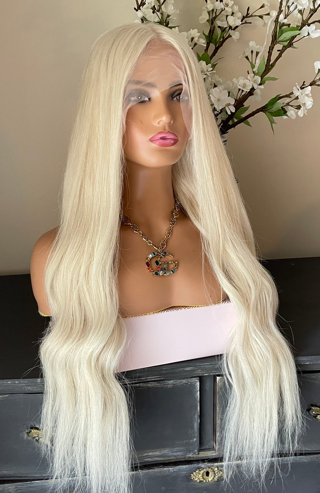 SUZY - Platinum Blonde - HD Lace Wig – 100% Human Hair, Natural Hairline